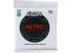 Martin MM10X Retro Acoustic Guitar Strings - .010-.047 Extra Light