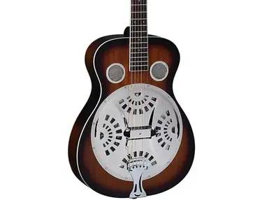 Regal Rd-30T Studio Series Roundneck Resophonic Guitar Vintage Sunburst