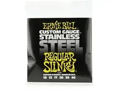 Ernie Ball 2246 Regular Slinky Stainless Steel Wound Electric Guitar Strings - .010-.046 main image