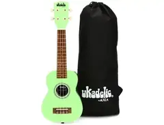 Kala Ukadelic Soprano Ukulele - Grasshopper