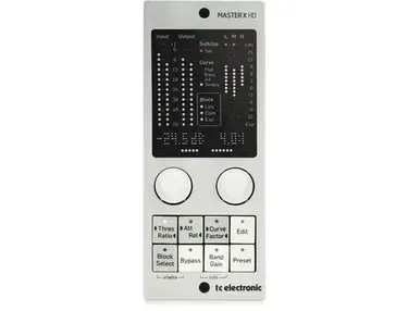 TC Electronic MASTER X HD-DT Multiband Dynamics Processor Plug-in with Dedicated Hardware Controller