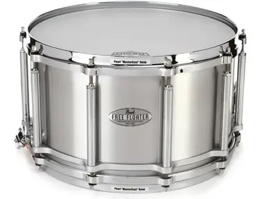 Pearl Free Floater Aluminum Snare Drum - 14 x 8 inch