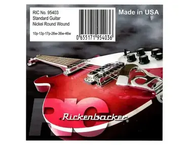 Rickenbacker 95403 Standard Nickel Round Wound Guitar Strings 10-46