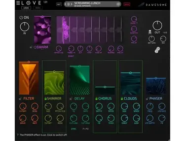 Tracktion LOVE Ambient FX Plug-in