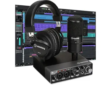 Steinberg UR22C Recording Pack with USB 3.1 Audio Interface, Condenser Microphone, and Headphones