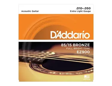 D'Addario EZ900 85/15 Bronze Acoustic Guitar Strings Extra Light 10-50