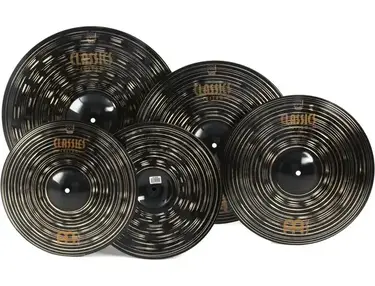 Meinl Cymbals Classics Custom Dark Set - 14/16/20 inch - with Free 18 inch Crash