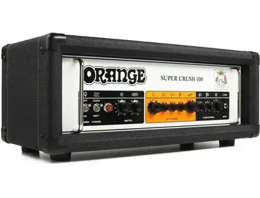 Orange Super Crush 100 - 100-watt Solid-state Head, Black