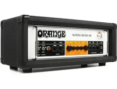 Orange Super Crush 100 - 100-watt Solid-state Head, Black