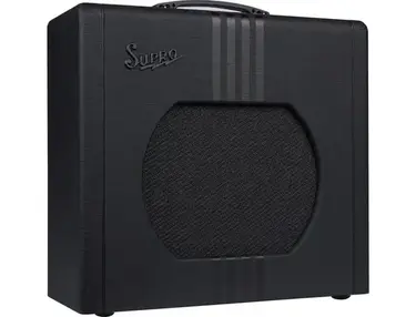 Supro Delta King 12 1 x 12-inch 15-watt Tube Combo Amp - Black and Black