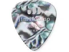 Dunlop Classic Heavy Celluloid Picks - Abalone Shell main image