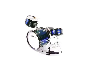 DRM316-BU 3 Piece 16" Kid's Junior Drum Set Blue