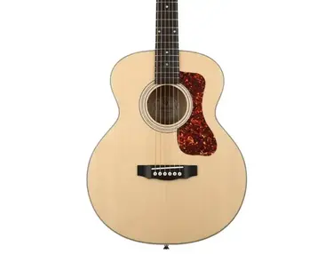 Guild Jumbo Junior, Flamed Maple Acoustic-Electric Guitar - Antique Blonde Satin