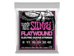 Ernie Ball Super Slinky Flatwound Cobalt Guitar Strings (9-42)