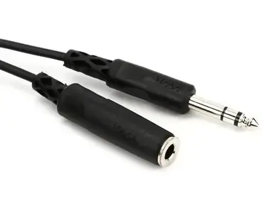 Hosa HPE-310 1/4-inch TRS Female to 1/4-inch TRS Male Headphone Extension Cable - 10 foot