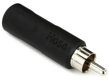 Hosa GPR-104 1/4 inch Female TS to Male RCA Adapter