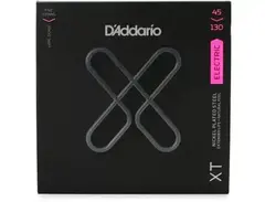 D'Addario XTB45130 XT Nickel Plated Steel Bass Guitar Strings - .045-.130 Regular Light Long Scale 5-string