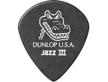 Dunlop 571P14 Gator Grip Jazz III 1.4mm Guitar Picks (6-Pack)
