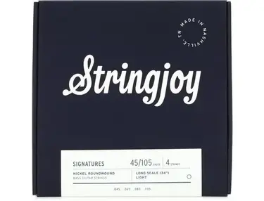 Stringjoy Signatures Standard Gauge Long-Scale Bass Strings 45 -105