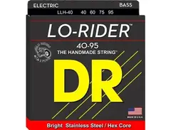 DR Strings LLH-40 Lo-Rider Stainless Steel Bass Strings 40-95