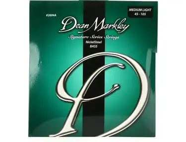 Dean Markley 2604A Nickel Steel Bass Guitar Strings - .045-.105 Medium Light