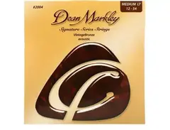 Dean Markley 2004 VintageBronze 85/15 Bronze Acoustic Guitar Strings - .012-.054 Medium Light