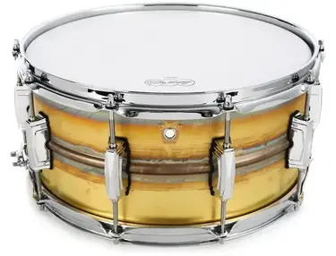 Ludwig 14x6.5" Raw Brass Phonic Snare Drum