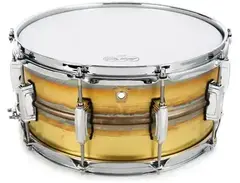 Ludwig 14x6.5" Raw Brass Phonic Snare Drum