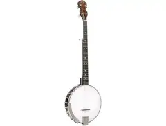 Gold Tone CC-100+ Cripple Creek Acoustic-electric Banjo - High Gloss Vintage Brown