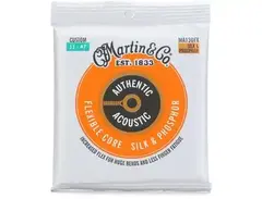 Martin MA130FX Authentic Flexible Core Silk & Phosphor Acoustic Guitar Strings - .011-.047 Custom Light main image