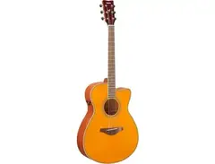 Yamaha Fsc-Ta Transacoustic Concert Cutaway Acoustic-Electric Guitar Vintage Tint