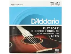 D'Addario EFT16 Flat Tops Phosphor Bronze