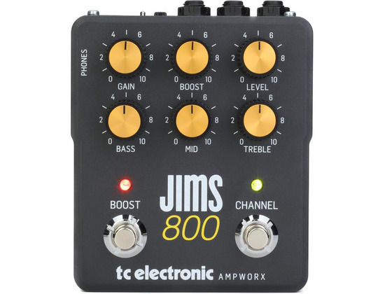 TC Electronic Ampworx JIMS 800 Preamp Pedal Equipboard