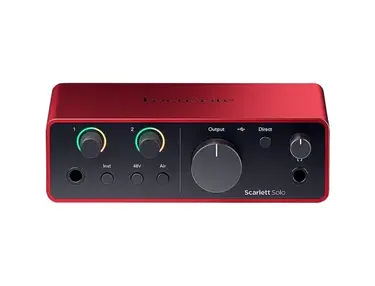Focusrite Scarlett Solo Usb-C Audio Interface (Gen 4)