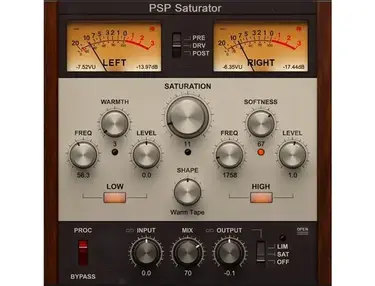 PSP Audioware Saturator Plug-in