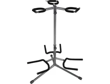 Proline Stands Ht1053 Securi-T Triple Tripod Guitar Stand With Locking Yoke