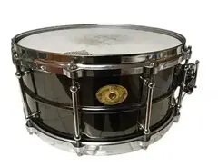 Drum Paradise 6.5x14  Black Brass “Hit Maker” Snare Drum