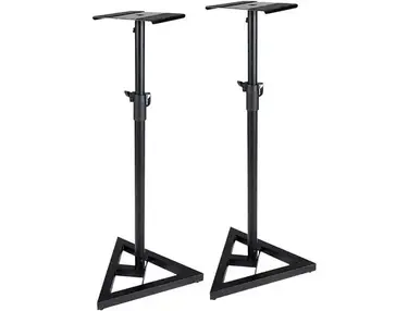 Proline Stands Pl6000p Adjustable Studio Monitor Stand Pair Black