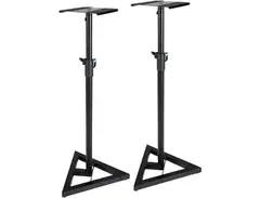 Proline Stands Pl6000p Adjustable Studio Monitor Stand Pair Black