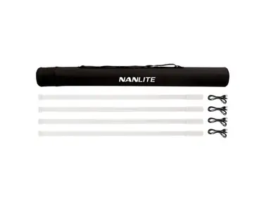 Nanlite PavoTube T8-7X RGBWW LED Pixel Tube 4-Light Kit