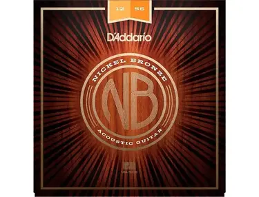 D'addario Nb1256 Nickel Bronze Light Top Med Bottom Acoustic Strings