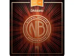 D'addario Nb1256 Nickel Bronze Light Top Med Bottom Acoustic Strings