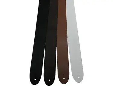 Perri's 2" Basic Leather Guitar Strap Black