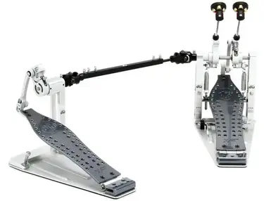DW Machined Direct Drive Double Bass Drum Pedal with Extended Footboard