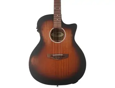 D'Angelico Premier Gramercy LS Acoustic-electric Guitar - Aged Mahogany