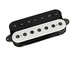 DiMarzio Dreamcatcher 7 Humbucker Pickup - Black/White with Black Poles