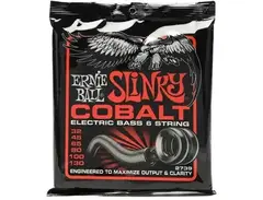 Ernie Ball 2739 Slinky Cobalt Electric Bass Guitar Strings - .032-.130 6-string