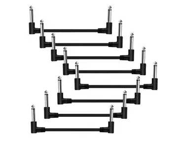 Yueyinpu 1/4" Right Angle TS Mono Cords