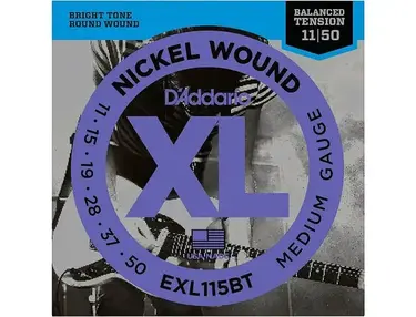 D'addario Exl115bt Balanced Tension Medium Electric Guitar Strings Single Pack