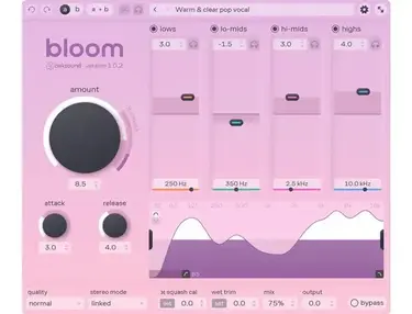 Oeksound bloom Adaptive Tone Shaper Plug-in